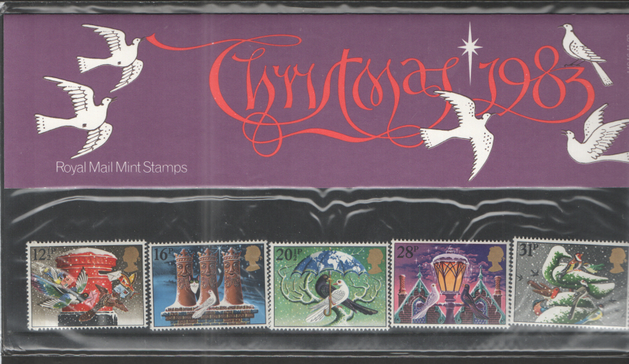 (image for) 1983 Christmas Royal Mail Presentation Pack 148 - Click Image to Close